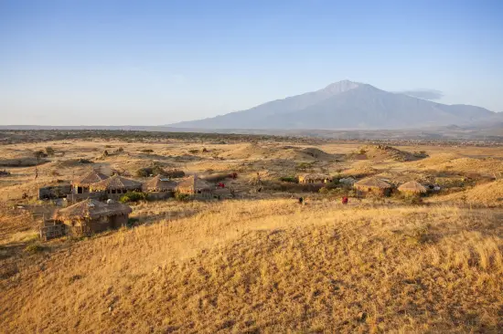 Kilimanjaro and masai